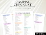 Ultimate Camping Checklist – Printable & Editable Packing List